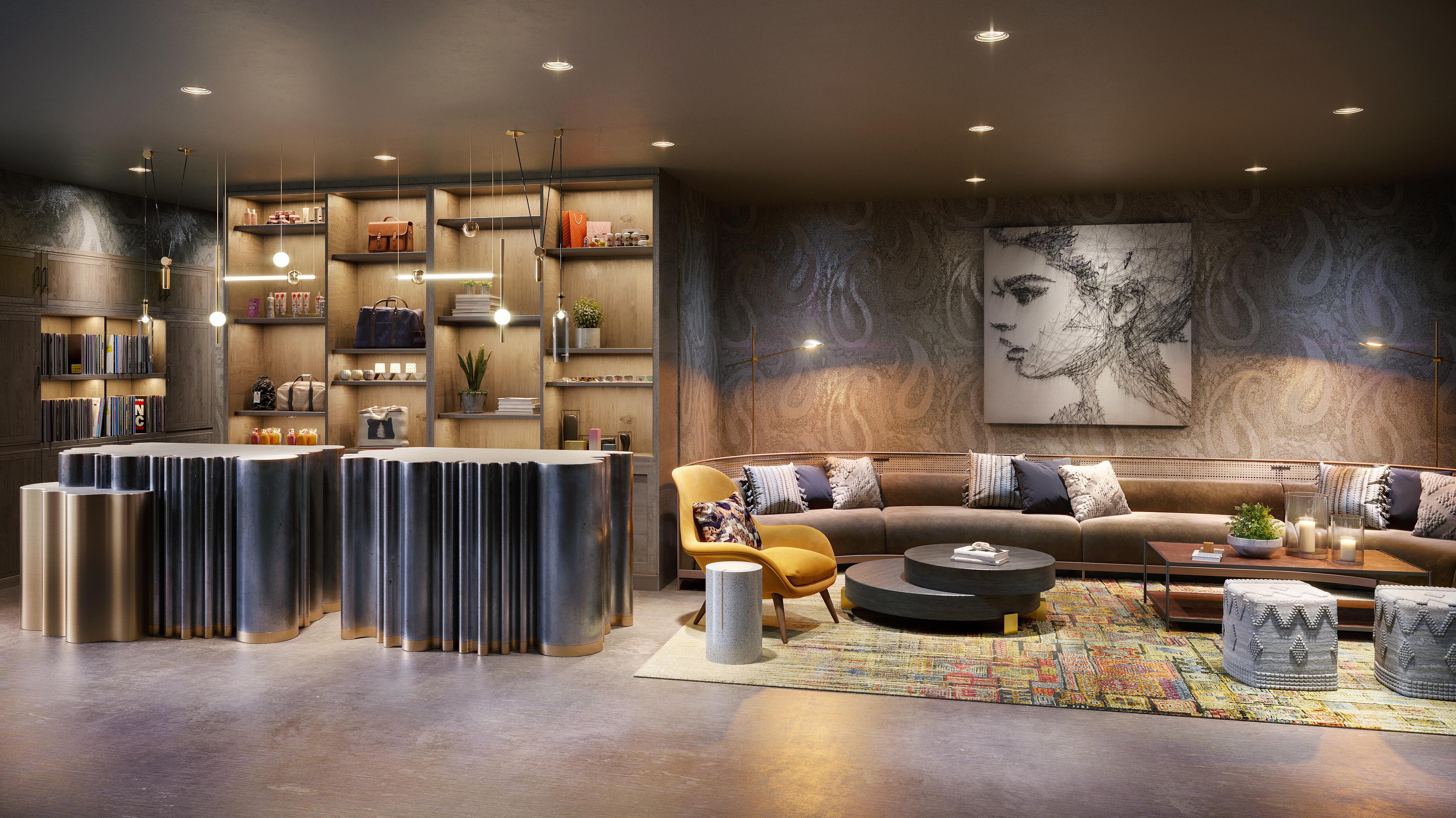 Vignette Collection Yours Truly Dc By Ihg Washington Bagian luar foto The lounge at the 100 East 53rd Street building